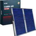 KAX Premium Cabin Air Filter with Dual Active Carbon, CF10936 Replacement for BMW X5 2007 2008 2009 2010 2011 2012 2013 2014 2015 2016 2017 2018 2019, X6 2008-2019, Passenger Compartment Air Filter