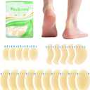 2 x Povihome Gel Blister Bandages Blister Cushions - Water Resistant Hydrocolloid Bandages for Foot, Toe, & Heel - Blister Pads for Prevention & Recovery (20 ct, Variety Pack)