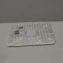 Sink Grid 18" X 12-1/2", Centered Drain with Corner Radius 1-1/2" Stainless Steel Material for Sink (18 X 12" Centered Drain)