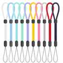 knIykmr Wrist Strap Lanyard, 10 Pack Adjustable Colorful Wristlet Phone Lanyards for Keys, Cell Phone, Camera, USB Flash Drives, Flashlight, Keychain, ID Name Tag Badge