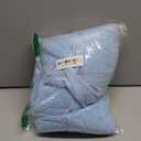 GLAMBURG 100% Cotton 2 Pack Oversized Bath Towel Set 28x55 Inches, Ultra Soft Highly Absorbant Compact Quickdry & Lightweight Large Bath Towels, Ideal for Gym Travel Camp Pool - Sky Blue