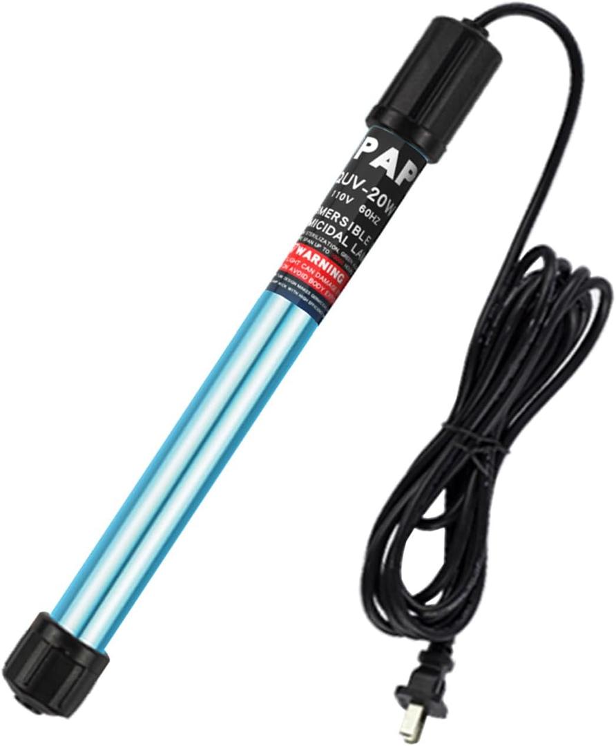 30W Pond UV Light for 200-2000 Gallon, Aquarium UV Water Clarifier | for Koi Pond, Spas and Fish Tanks, Swimming Pools