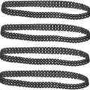 TOYANDONA 4pcs Rubber Tank Tracks for DIY Robot Models Replacement Tracks for Remote Control Tank Toys Traction Various Terrains for Projects