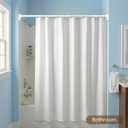 Tension Curtain Rod No Drill, Heavy Duty Shower Rod 39-122 In, White