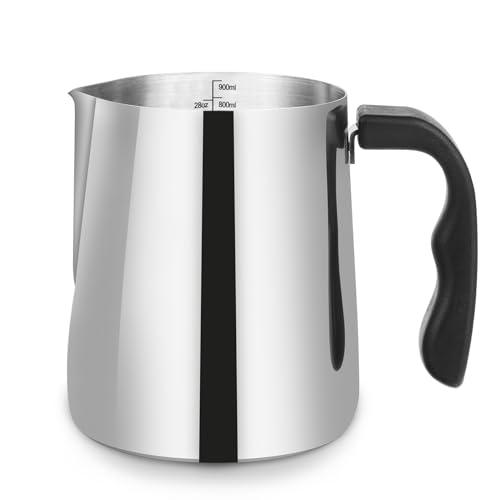 Stainless Steel Wax Melting Pot with Heat-Resistant Handle and Dripless Pouring Spout for Candle Making