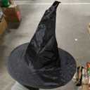 12pcs Halloween Witch Hats + 12pcs 3D Bats Stickers - Costume Accessories for Parties, Cosplay, Carnivals, Holidays