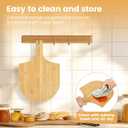 4 Pack Bamboo Pizza Peel 12 Inch, Wooden Pizza Paddle with Ergonomic Long Handle, Pizza Cutting Board for Serving, Charcuterie, Bread  Natural Wood Pizza Peel Set for Oven, Dishwasher Safe