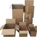 Wardrobe Moving Boxes Kit #, Small, Medium, Large & Shorty Wardrobe Boxes, Packing Paper, Tape, Dispenser, Bubble Roll & 1 Marker, Aparment Moving Boxes Kit