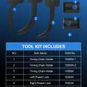 3.6 Pentastar Timing Tool Kit, Camshaft Phaser Lock Set Camshaft Holding & Timing Chain Lock Tools Replaces 10200A 10202A 10369A Compatible with Chrysler Dodge Jeep Ram 3.6L Engine (2011-2019)