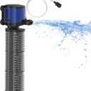 Pond Pump 660GPH Filtration, Sump Submersible Water Pump w/Sponge Filter, 8ft. High Lift, Quiet for Aquarium Hydroponics, Dry Burning Protection (JQP-2500F-660GPH(for 100-300 Gallon))