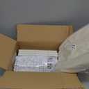 Kids Tent Indoor Playhouse, Kids Play Tent Large Kid Playhouse Toys Toddler Tent Play House with Pennant Banners, Kid Toys for Boy Girl Birthday House Gift (Natural)