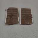 MANZI 2 Pairs Women's Shiny Sheer Tights High Waist Silk Comfort Stockings Oil Shimmery Nylons Pantyhose (Brown)