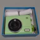 Instant Print Camera for Kids, 1080P Instant Digital Print Cameras for Toddler, Portable Toy for 4 5 6 7 8 9 10 Year Old Girl, Christmas Birthday Gifts for Girls Boys with SD Card Green