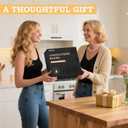 Charcuterie Board with Lid - Bamboo charcuterie Boards, Portable Travel Charcuterie Board, Gifts for Housewarming, Weddings & Women