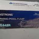 Aquastrong Riptide Series 1.5 HP In/Above Ground Pool Pump, 220V Single Speed, Up to 6,604 GPH High Flow, Pure Copper Motor, Energy Efficient, Self Priming with Filter Basket