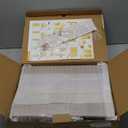 Ciilee Baby Bread Box for Kitchen Countertop Wooden Double Layer Storage Container Bread Bin Large Capacity Vintage Bread Keeper Farmhouse Breadbox Pantry Organizer Versatile Food Cabinet(Brown)