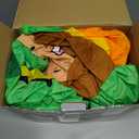 St. Patricks Day Inflatable Decorations 8ft Leprechaun Rainbow Arch with Gold Coin Pot and Cloud Built-in LED Lights Outdoor Theme Party Decor Holiday Lawn Yard Garden Patio Dcor