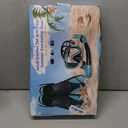 Snorkeling Gear for Adults Men Women,4 in 1 Snorkel Set with Panoramic View Diving Mask Anti-Fog Anti-Leak,Dry Top Snorkel,Fins and Travel Bag for Swimming,Snorkeling and Travel Diving (ML/XL, BLUE)