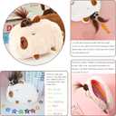 2 x KEYDUACU Capybara Juniors Pencil Case - Large Capacity School Supplies Bag with Pencil Set and 10 Color Pencil Case (Beige)