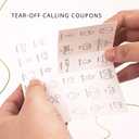 GardenCity Baby Shower Bingo Game for Girl (50 Unique Cards), Pre-Filled Fun Baby Shower Game Activity, Perforated Calling Cards, Gender Neutral, Pink