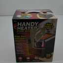 Ontel Handy Heater Pure Warmth 1200W Personal Ceramic Space Heater with Adjustable Heat - Portable, Quiet & Energy Efficient Small Space Heater for Bedroom, Office, Garage & More