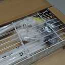 ULIFHOME Rolling Clothes Rack, Clothing Racks for Hanging Clothes, White