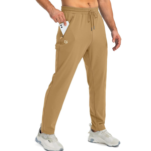 Gradual Men's Sweatpants with Zipper Pockets Tapered Joggers for Men Athletic Pants for Workout, Jogging, Running Medium