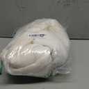 MEGO Set of 2 Fluffy Faux Rabbit Fur Pillowcases, Cozy Luxury Striped Plush Fuzzy Zippered Pillow Cases, Decorative Shaggy Furry Ivory Long Pillow Shams for Bedroom Living Room 20x36, King, Beige