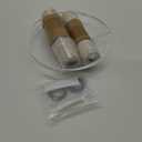 Drum Lamp Shades Set of 2, Beige Linen Lampshade Replacement 11" Top x 11" Bottom x 8.85" High, Easy to Aassemble
