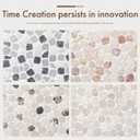 Natural Stone Mosaic Marble Tiles  Luxury Bathroom & Kitchen Backsplash, Anti-Slip Floor/Wall Tiles for Indoor Spaces (Living Room, Bedroom, Sunroom) R8 Safety Certified (MB095B-P)