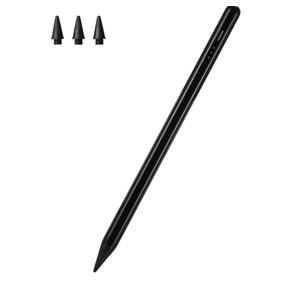Stylus Pen for iPad A16 11th 10th 9th 8th 7th 6th Generation, iPad Pro 12.9 11 13 inch M4, iPad Air M3 M2 5th 4th 3rd Gen, iPad Mini A17 Pro 7 6 5, for Apple Pencil Pro 1st 2nd Gen Alternative (Black)