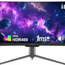 INNOCN 49" 240Hz Curved Monitor Ultrawide Gaming QHD 5120 x 1440P Computer Monitor, R1800, 99% sRGB, HDR400, USB Type C, DisplayPort, HDMI, Built-in Speakers, Height/Tilt Adjustable - 49C1S