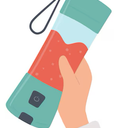 Portable Blender for Smoothies & Shakes  Cordless Personal Size Mini Blender with BAP Free Juice Cup, USB Rechargeable Suit for Sports/Picnic