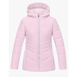 WULFUL Girl’s Winter Waterproof Coat Warm Hooded Parka Jacket Long