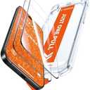 TORRAS for iPhone 17 Pro Max Screen Protector [12Ft Military-Grade Shatterproof] [9H+ Aerospace Tempered Glass] Anti-Scratch Full Coverage Fit Screen Protector 17 ProMax 6.9" 2-Pack