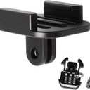 PellKing Quick Release Base Tripod Adapter Mount Compatible with for GoPro Hero 13 12 11 10 9 8 7 6 5 4 Session Max, Insta360 One R, DJI Osmo Action 5 4 3 2, Akaso Sports Camera