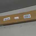 Metal Kitchen Refrigerator Gap Partition Countertop Gap Extension Board,Gap Covers Between Countertop and Walls, Refrigerator Side Partition, No Drill(White,23.62 * 3.93inch)