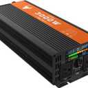 Power Inverter 3000 Watt, Car/Outdoor 12V DC to 110V AC Converter, with LED Display, Dual AC Outlets, USB Port, Dual Smart Fans, Cables Included, Suitable for RV, Outdoor, Camping, Boat, Emergency