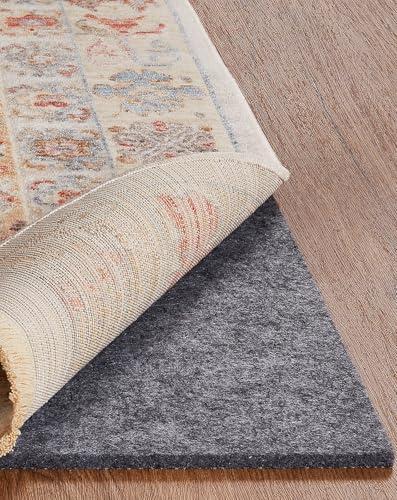 Veken Non Slip Cushioned Runner Rug Pad Gripper 2 x 6 Ft, Felt and Silicone Backing, 1/8 inch Thick Carpet Liner for Hardwood Floors and Finishes, Under Area Rugs Anti Skid Mat, Keep Rugs in Place