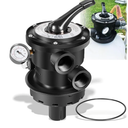 Replacement for Hayward SP0714T VariFlo XL Top Mount Multiport Valve Part for Above-Ground Pro- or VL Series Sand Filter, 1.5 Inch Plumbing, 7-Position Control Valve