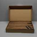 Zelbuck Blanket Ladder for Living Room and Bedroom, 6-Tier Decorative Display Ladder Shelf, Ladder Rack for Storage and Decor, Wall Leaning Farmhouse Blanket Storage, Towel Rack, Bathroom, Brown