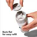 NEW OXO Good Grips Contoured Mess-Free Salt Grinder, Gray, One size