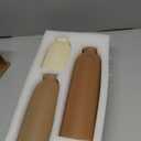 10.4 inches Tall Decorative Ceramic Vase Set, 3 Pieces, Nordic Modern Boho Style, White, Modern Farmhouse for Home Decor (Coffee Mix)