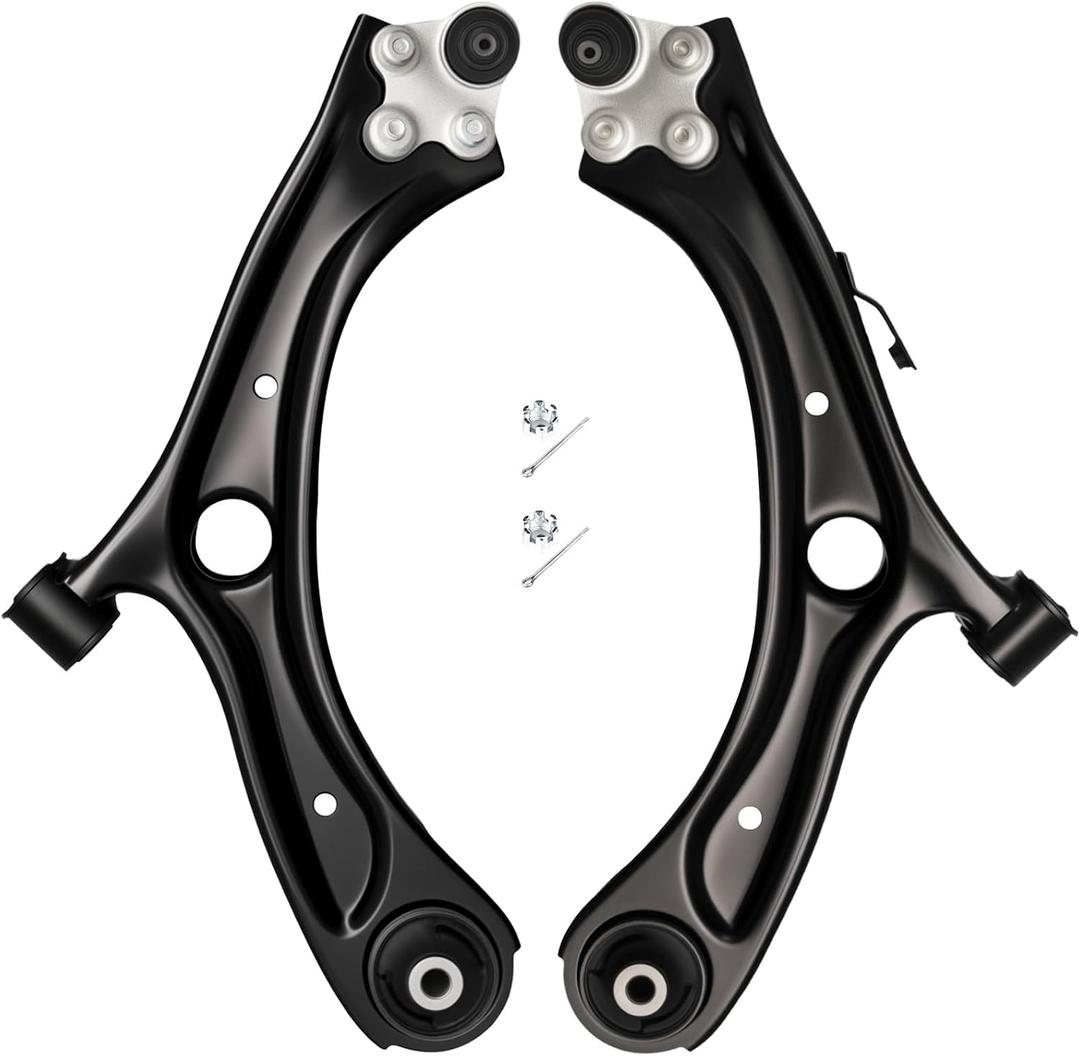 AUQDD 2Pc Suspension Front Lower Control Arm and Ball Joint Assembly Compatible With 2016-2019 2020-2022 Ho-nda HR-V (Replace # K623316 K623315 51360T7WA00 51350T7WA00)