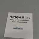 Origami Kit for Kids, 120 Sheets Origami Paper with Instructions Book, 6x6 Inch Square Easy Single Sided Color Folding Paper Set for Beginners Adults Kids Activity Birthday Christmas Gift