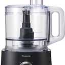 Panasonic Food Processor, Electric Vegetable Choppers for Speedy Food Prep, 5 Attachments to Shred, Whip, Mince, Chop, Grind, Shred, and Slice, 10-cup Bowl Capacity, Small Kitchen Appliances - MK-F511