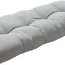 FUNHOME Outdoor Bench Cushion 45 x18 inch with Non-Slip Grips,Water Resistant Porch Swing Cushion,Bench Pillow Pads,Tufted Cushions for Patio Garden Furniture,45" Seat Cushions(Light Gray)