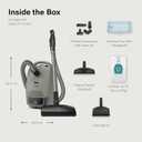 Miele Guard S1 Electro Bagged Canister Vacuum Cleaner, AirClean Plus Filtration, SEB 217-3 Electrobrush & SBB 300-3 Parquet Twister, 1200W Powerful Suction, Compact & Lightweight, Casa Grey