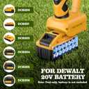 Hedge Trimmer Compatible with Dewalt 20V Battery (Battery Not Included) Cordless Bush Trimmer, Grass Shears, 2 in 1 Cordless Hedge Trimmer for Yard and Lawn