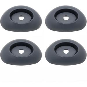 4 Pack Leg End Caps Footings Fit for Coleman Power Steel Swimming Pool Set Sold After 2022 18ft x 48" Only 4" L x 2 3/4" W x 1" H